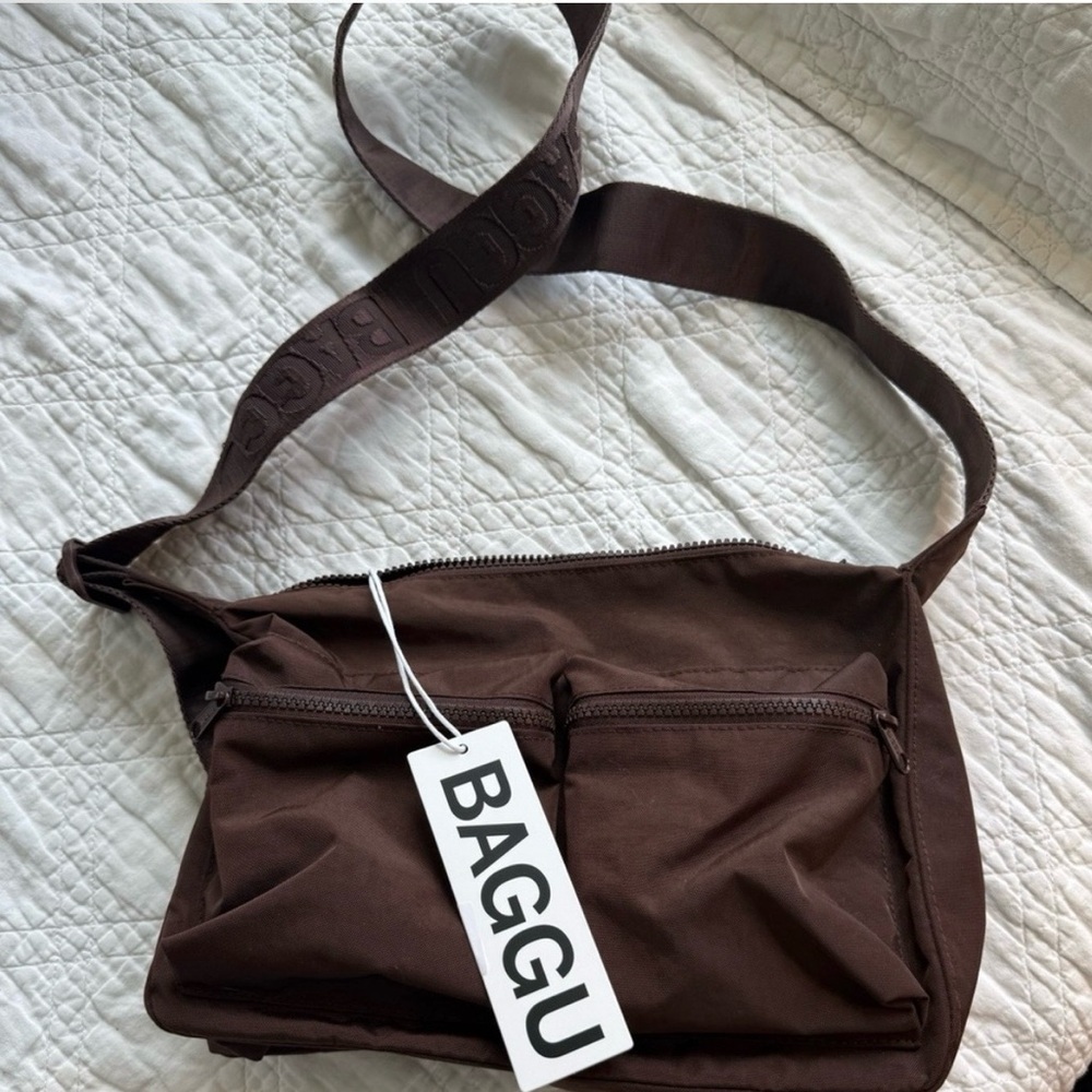 Baggu Coffee Cargo Crossbody Bag